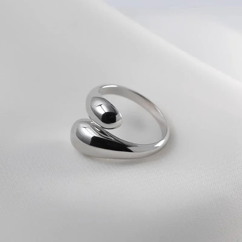 925 Sterling Silver Open Ring for Women Men Minimalist Handmade Jewelry