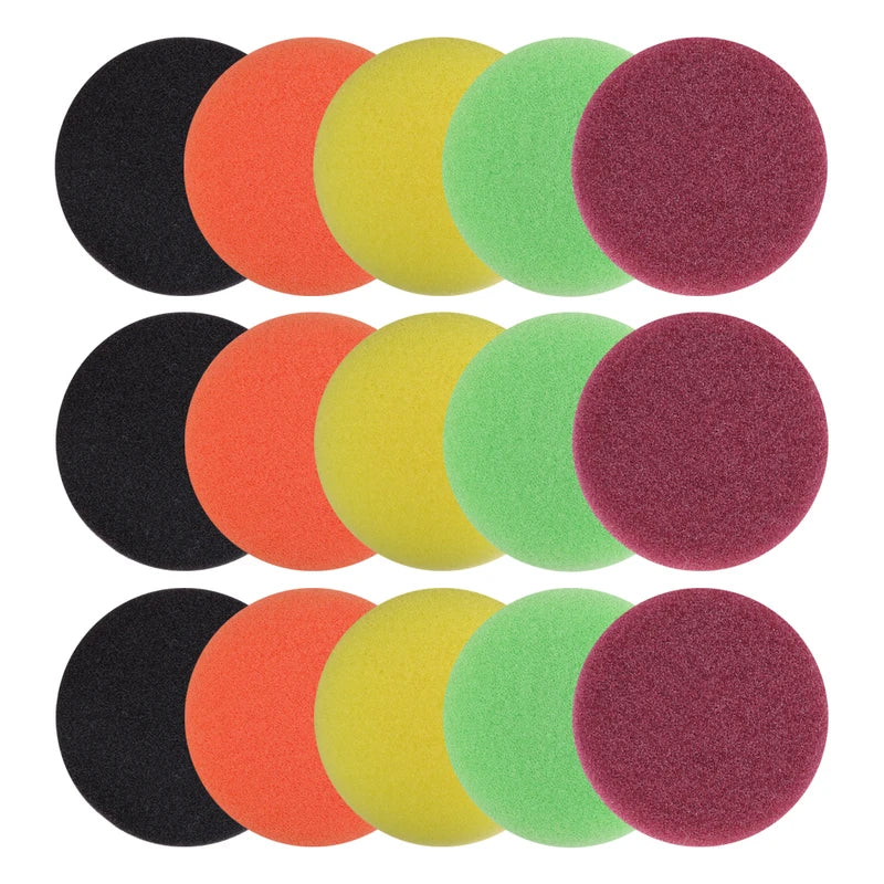 Car Buffing & Polishing Sponge Pad Kit 16pcs 2 inch 50mm for Auto Detailing