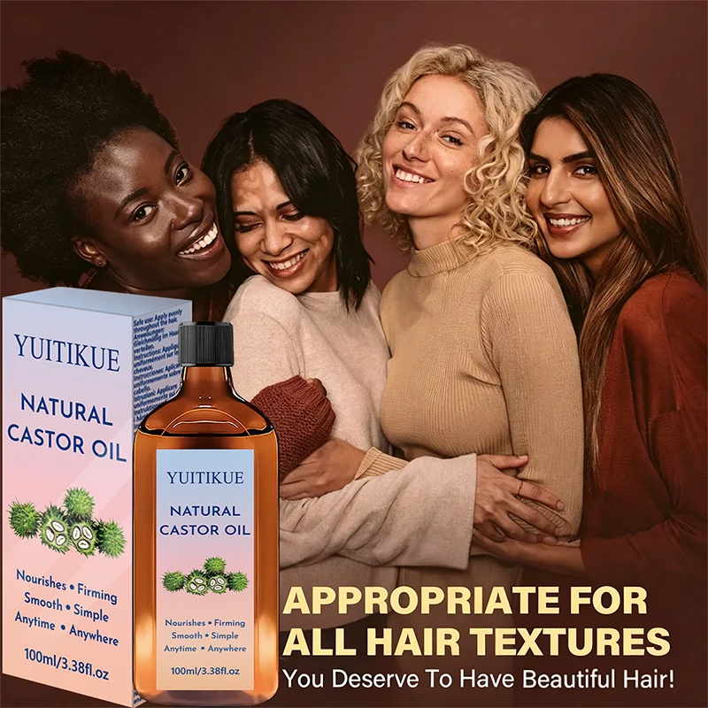 100ml Natural Castor Oil - Nourishing, Firming, Multipurpose Skin & Hair Oil