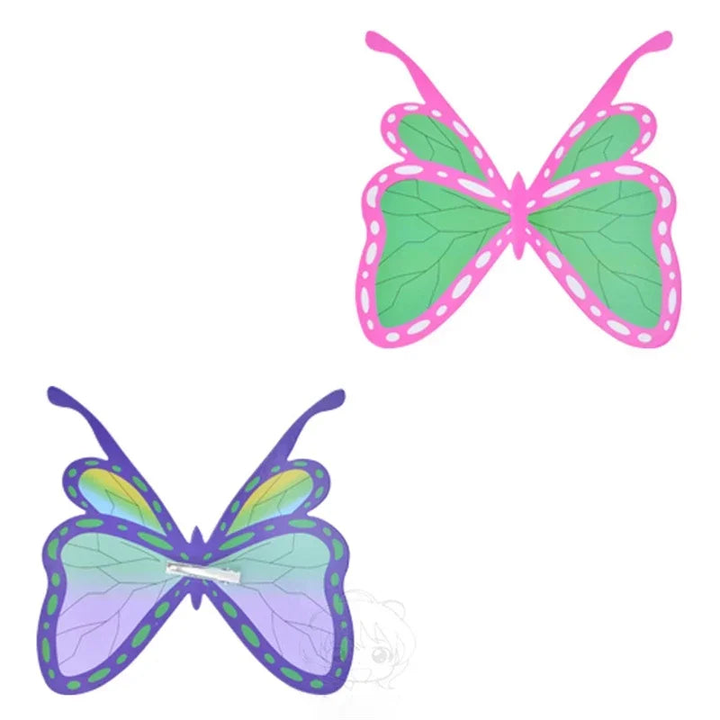 Halloween Cosplay Hair Clip Tsuyuri Kanawo Kochou Shinobu Butterfly Hairpin Headwear