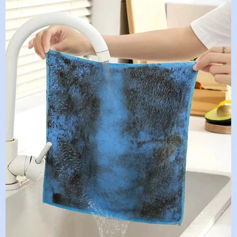 Microfiber Kitchen Cleaning Cloths Non-stick Oil-proof Dish Towels 2/10/20pcs