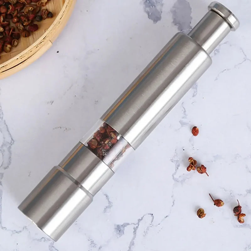 Manual Black Pepper Grinder Stainless Steel Spice Mill Kitchen Tool