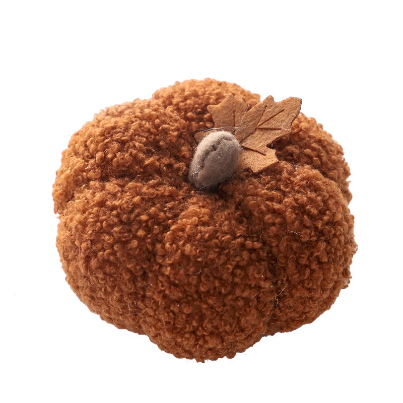 Halloween Pumpkin Ornament - Simulation Home Decor for Holiday Festivities