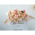Artificial Pampas & Peony Wedding Arch Flowers for Home & Party Decor