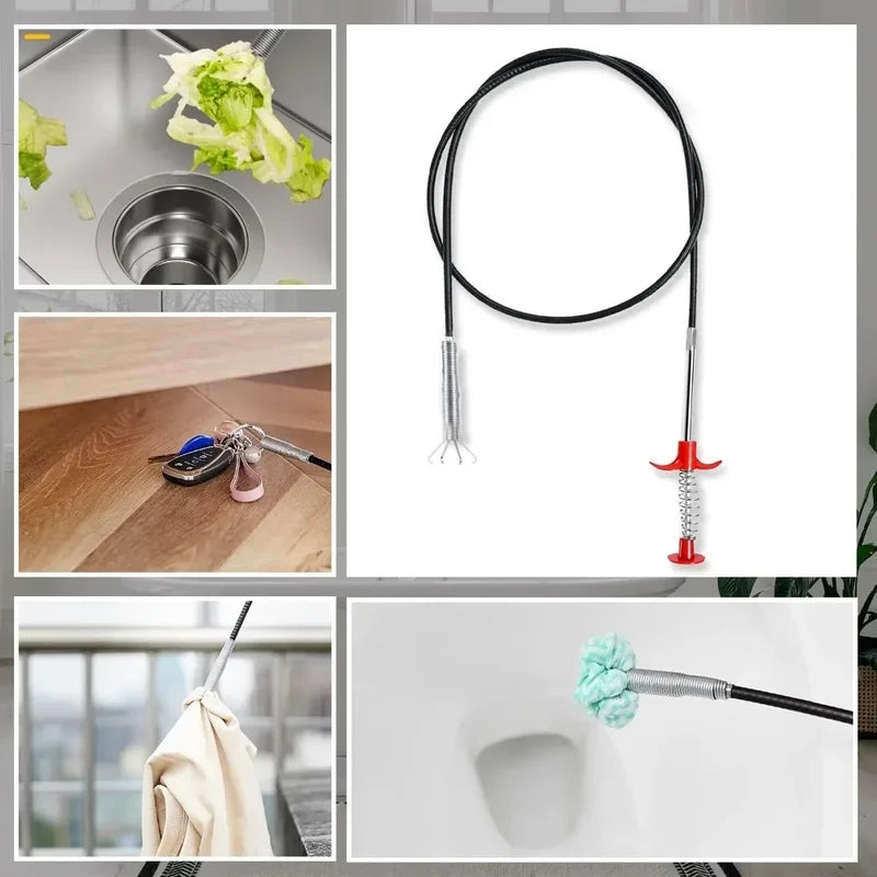 Kitchen Sink Unclogging Pipe Plunger with Grab Handle - Factory Supply, Multiple Colors