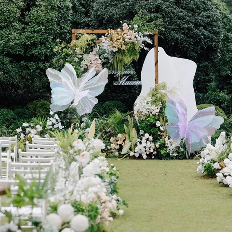Large 50cm Outdoor Hanging Butterfly Decoration for Weddings & Events