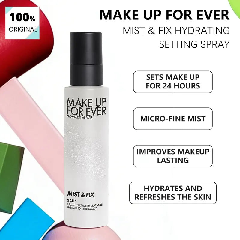 Hydrating & Oil-Control Makeup Setting Spray – Non-Sticky, Quick-Dry, Humidity-Resistant