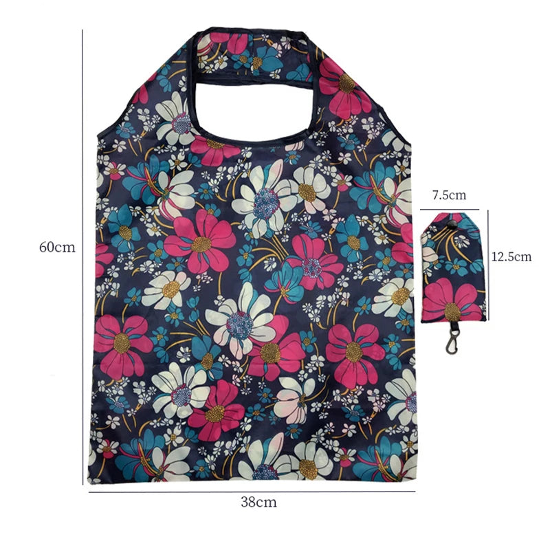 Large Reusable Waterproof Shopping Bag Eco Tote for Grocery Beach & Storage