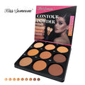 9-Color Powder Contour Palette Matte Contouring Makeup Kit for Face
