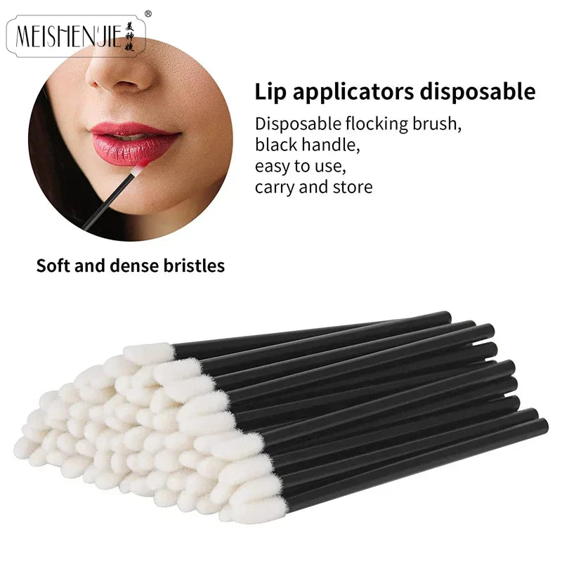 Wholesale Makeup Lip & Eyelash Brush Applicator Set - 50/1000 Pcs