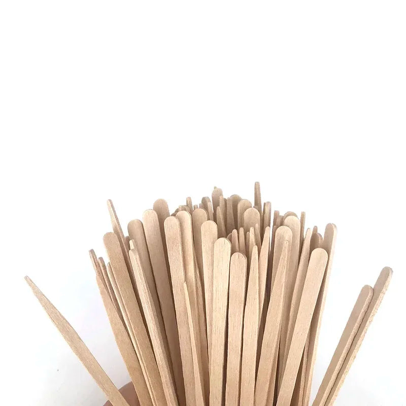 Disposable Waxing Applicator Sticks - 100pcs Waxing & Hair Removal Tools
