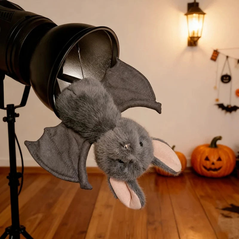 25cm Cartoon Bat Halloween Plush Pendant - Funny Animal Car Decoration