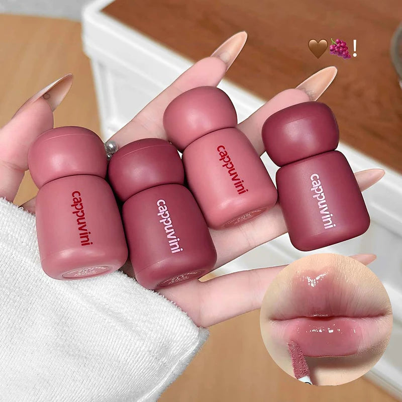 Matte & Mirror Liquid Lipstick Set - 12 Long-Lasting Lip Gloss Colors