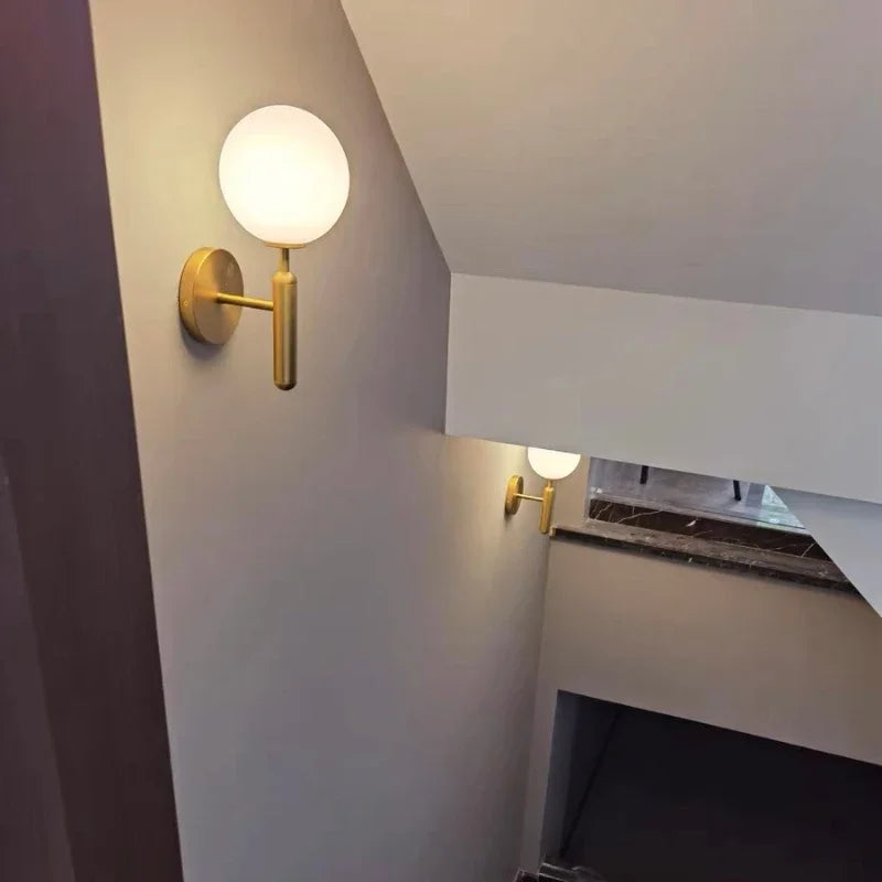 Modern Indoor Wall Sconce Light with Plug Switch - LED Bedroom & Living Room Wall Lamp