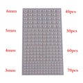 Self Adhesive Pearl Stickers for Hair Face Makeup Nail Art - 220pcs