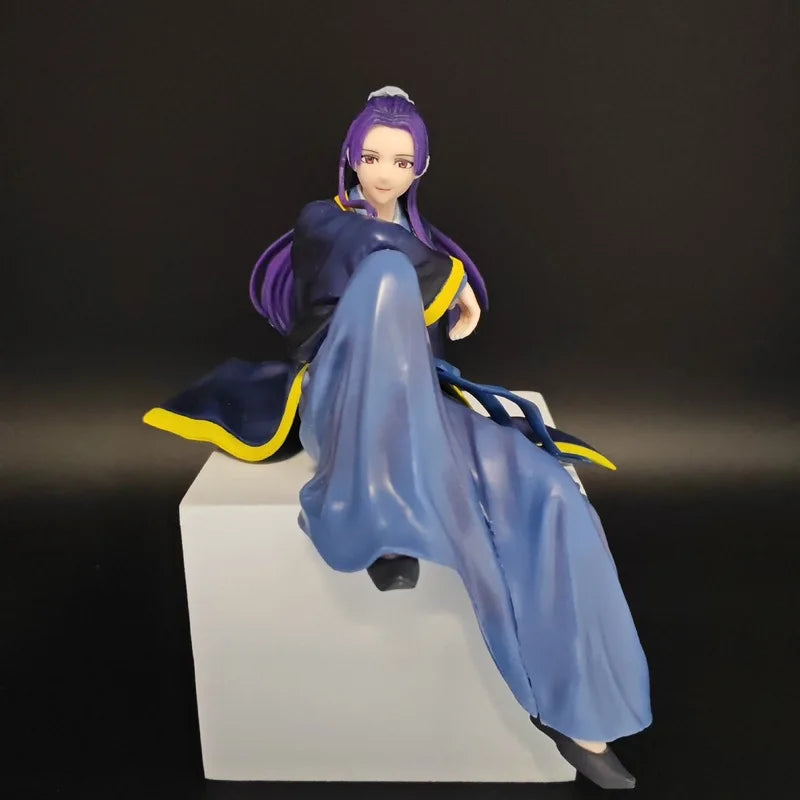 Anime PVC Figure Sitting Pose Collectible Toy for Fans - 15.5cm