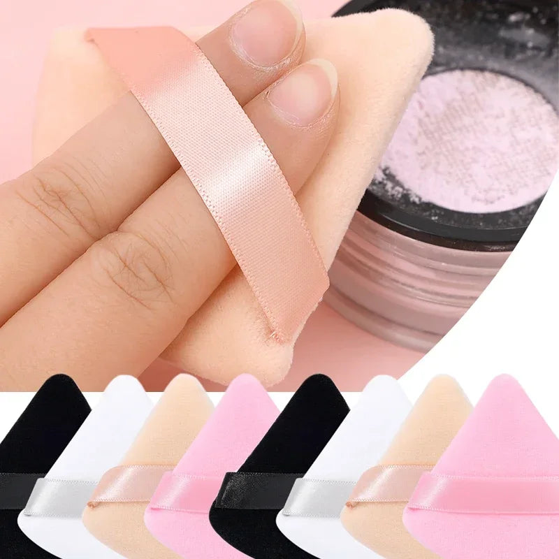 20 Pack Triangle Makeup Puff Set - Reusable Soft Velvet Cosmetic Sponges