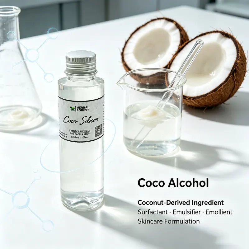 Organic Coco Silicon Oil - Moisturizing Skin & Hair Care Emollient