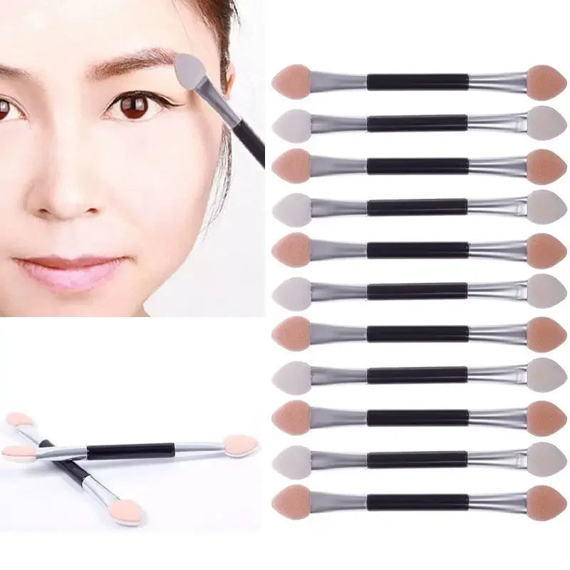 12 Pack Professional Makeup Brushes Set Double-End Eye Shadow & Eyeliner Tools
