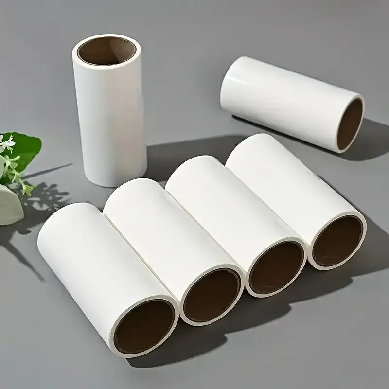 5pcs Sticky Lint Roller Refills for Pet Hair Removal Clothing & Carpet Cleaning