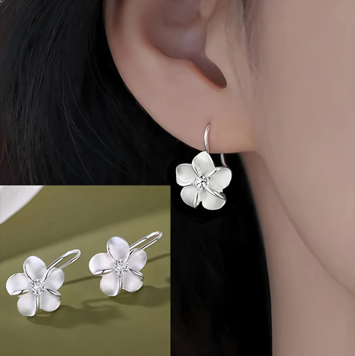 Sterling Silver Geometric Stud Earrings for Women - Versatile Jewelry Gift