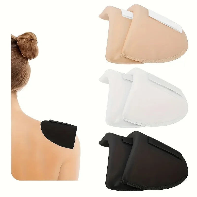 3 Pairs Women’s Breathable Thick Sponge Shoulder Pads for Dresses - Multi-Purpose Comfort