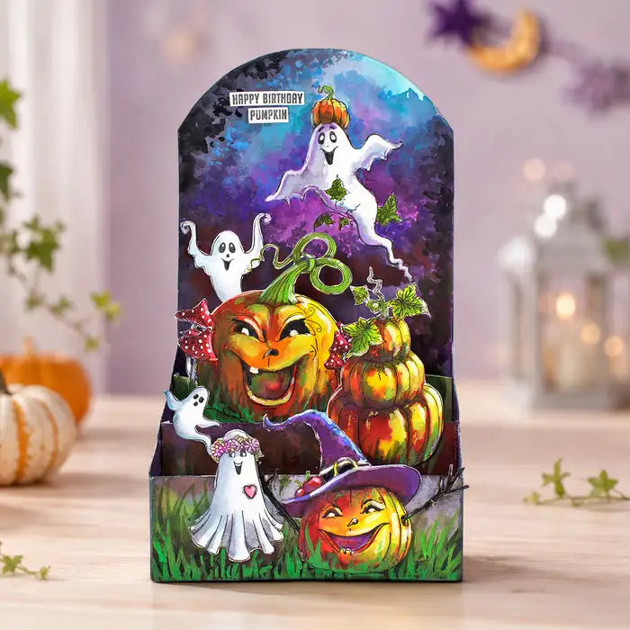 Halloween Ghoul Dude Bones Gourd Clear Stamps for DIY Card Scrapbook Embossing