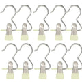 Set of 10/20/30 Stainless Steel Clothes Pegs Laundry Hanging Clips Multipurpose Storage