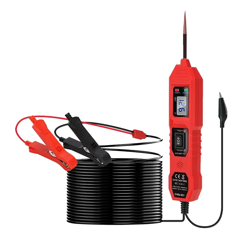 Automotive Circuit Tester with Voltage Display and LED Light - Car Electrical Probe Kit