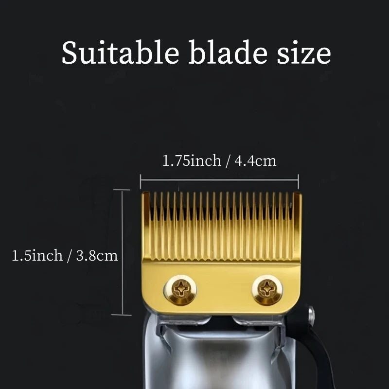 6-Pack Magnetic Hair Clipper Comb Guards for Wahl & Salon Use - Black