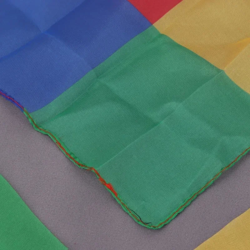 Magic Trick Scarves Set - Four To One Silk Transformation for Close-Up Illusions