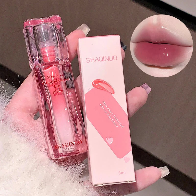 Water Gloss Lip Plumper Lip Gloss Moisturizing Long-Lasting Lip Tint