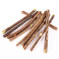 Natural Silvervine Chew Sticks for Cats Teeth Cleaning & Training - Kitten Teething Toy with Catnip Teaser