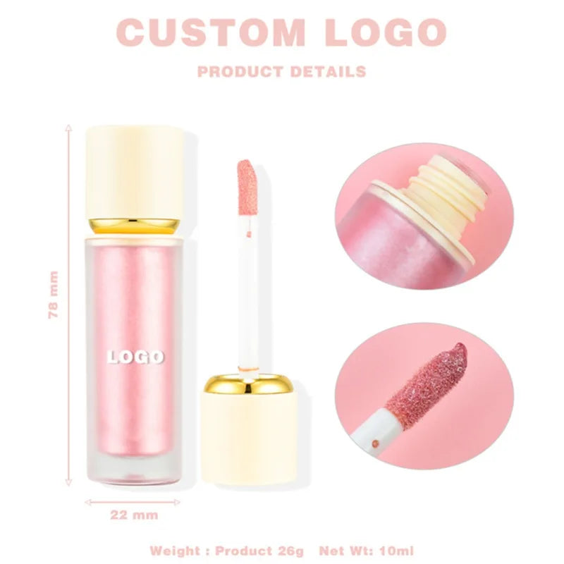 Liquid Highlighter Makeup - Vegan Contour Shimmer & Custom Logo Options