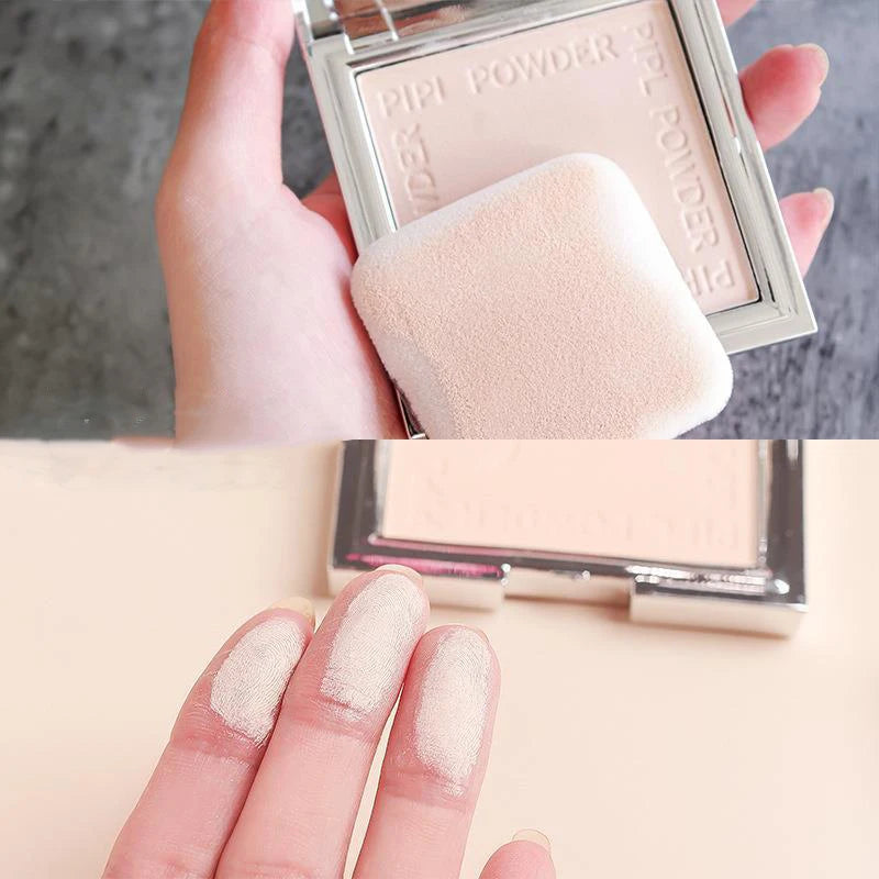 Translucent Face Setting Powder with Oil Control and Brightening Effect - Waterproof, Portable Makeup