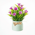 Artificial Potted Flower Bonsai Tree - Faux Plant Decor for Home & Office