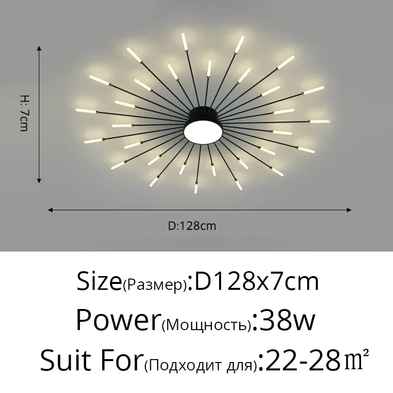 Minimalist LED Ceiling Light for Living Room Bedroom Home Decor