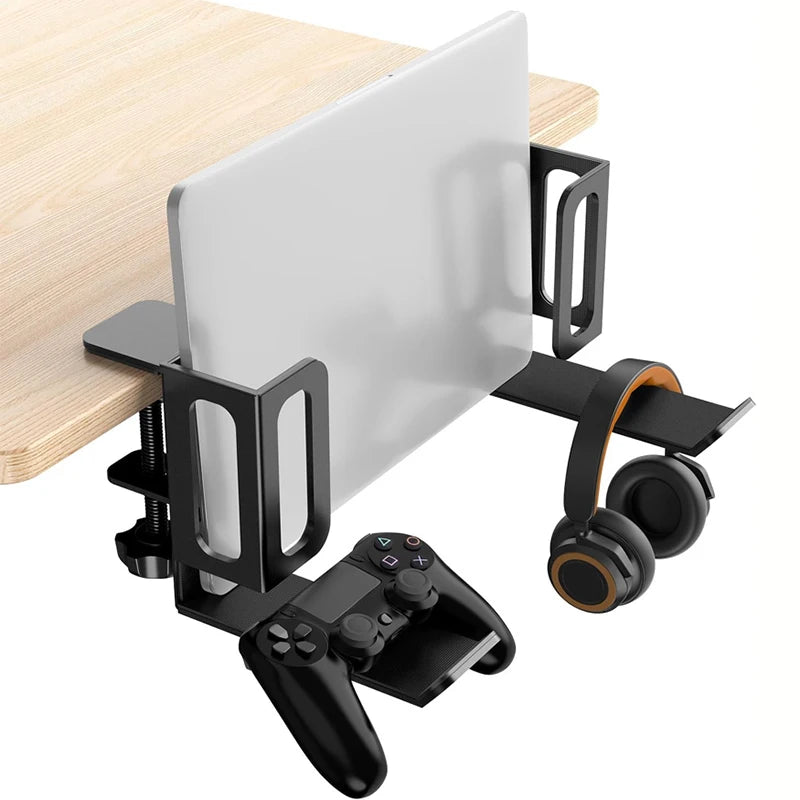 Laptop Stand with Heat Sink for Office Use - No Punching Side, Metal, Adjustable