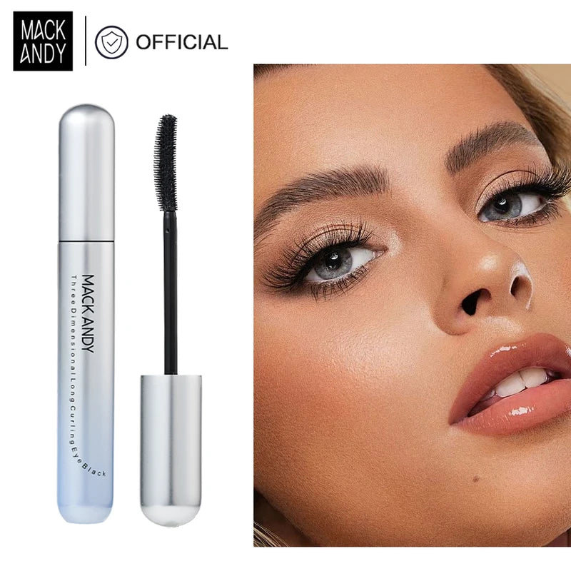 Volumizing Waterproof Mascara with Curl & Lengthening Formula - Black