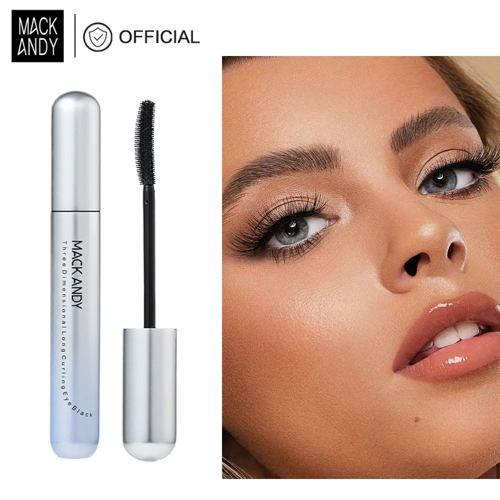 Volumizing Waterproof Mascara with Curl & Lengthening Formula - Black