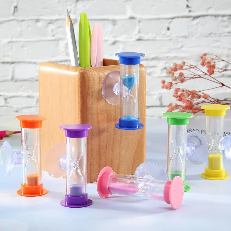 Colorful Hourglass Sand Timer - 2/3 Minute Shower and Kids Timer