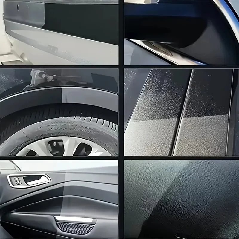 Heavy-Duty Car Plastic Renovator Wax - Scratch Repair & Protection for Bumpers and Interiors