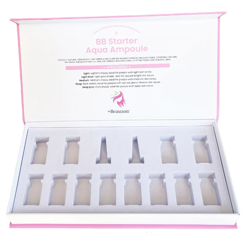 DIY Salmon DNA BB Cream Serum Set with Hyaluronic Acid & Peptides for Face Care
