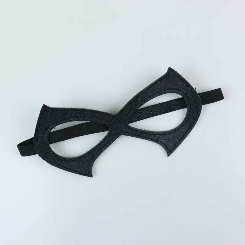 PU Leather Mask for Cosplay & Masquerade Party Face Cover - Holiday Dress-Up