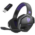 Wireless Gaming Headset with Dual Bluetooth & 2.4GHz for PS5, PC, Mobile