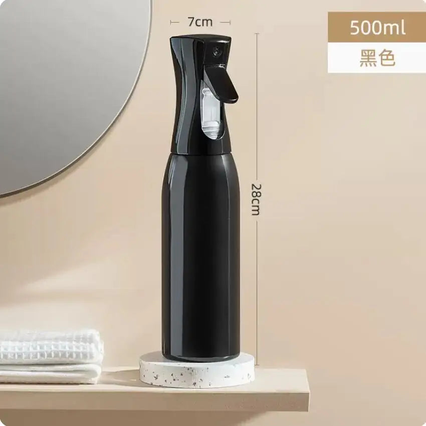 High Pressure Refillable Spray Bottle for Hair & Makeup Fine Mist Hydration