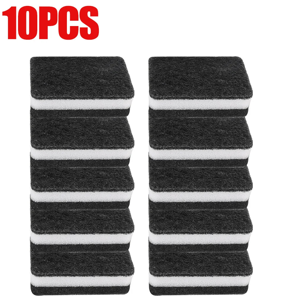 Double-Sided Dishwashing Sponge Set - Stain Removal Scouring Cloths, Kitchen Cleaning