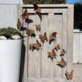 Set of 15 Rustic Metal Butterfly Wall Decor for Garden & Outdoor Fence