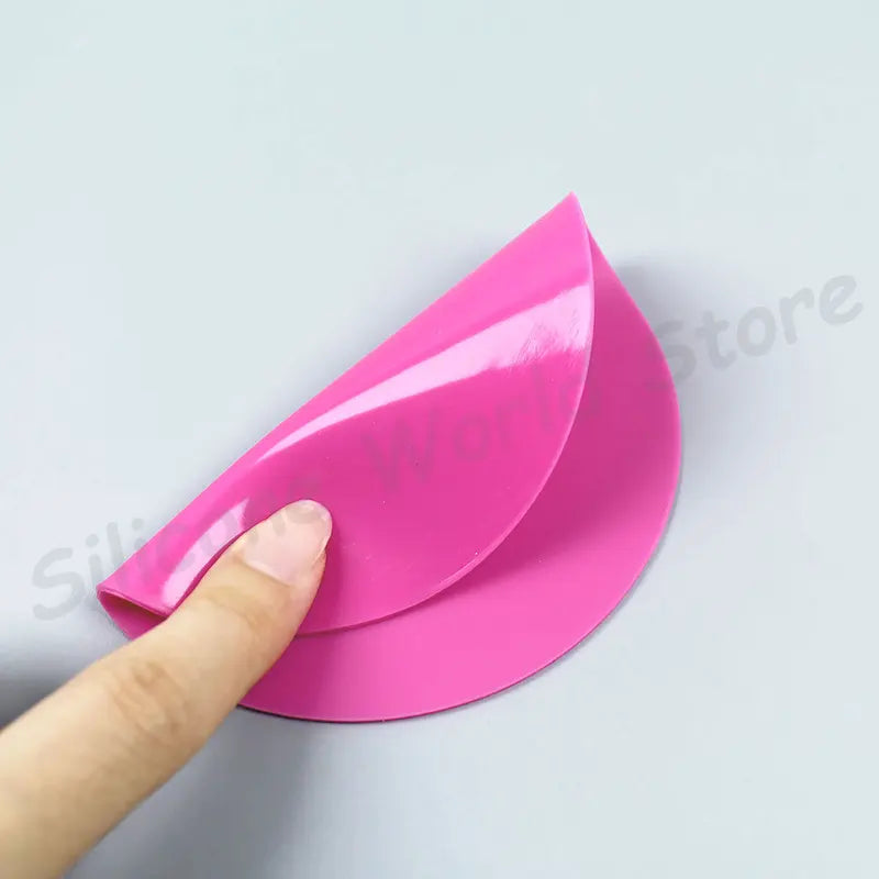 Silicone Paint Mixing Palette Mat for Nail Art & Craft DIY 9.5cm