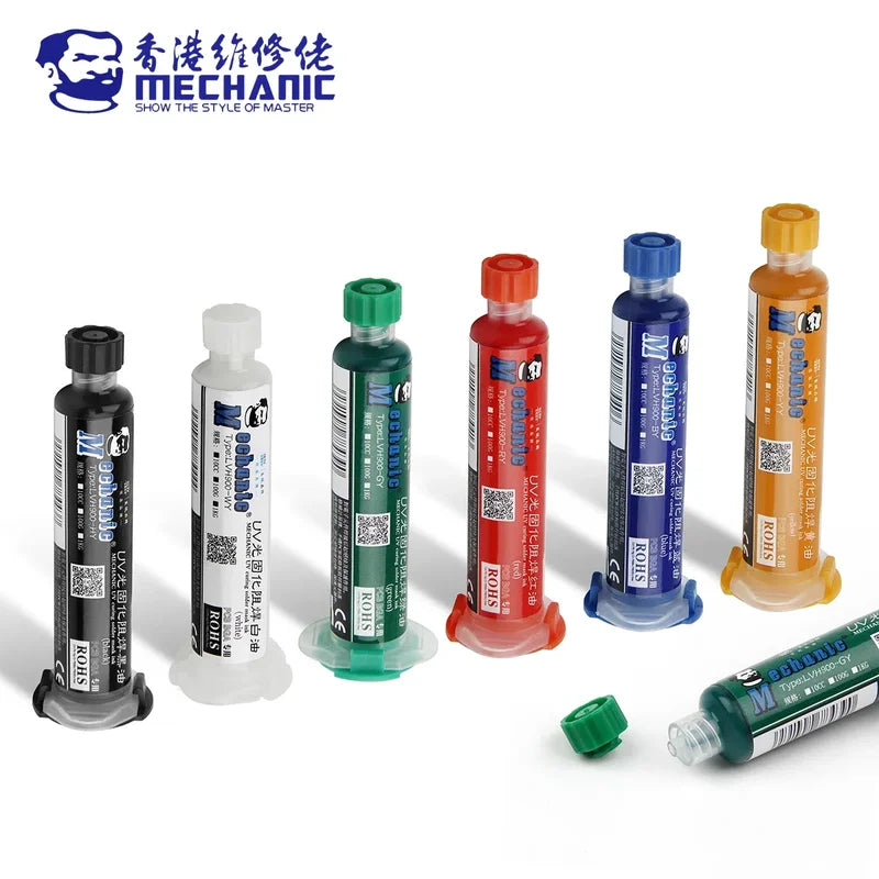 UV Solder Mask Ink for PCB Repair Insulation Circuit Board Paint - Multiple Colors